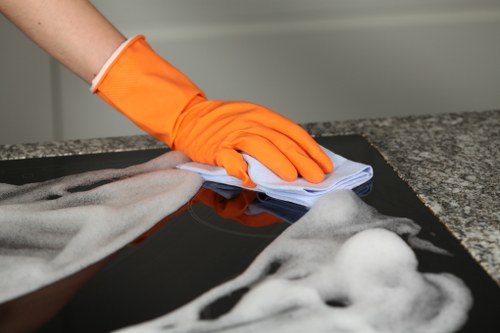Deep cleaning a sofa to remove stains and dust