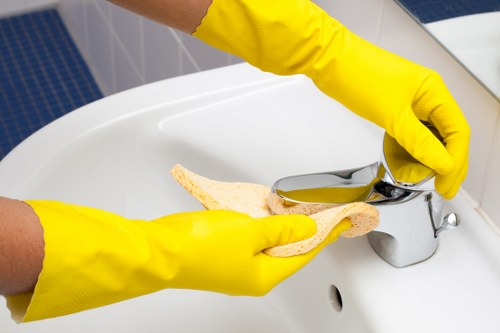Professional carpet cleaning process in a Bickley property