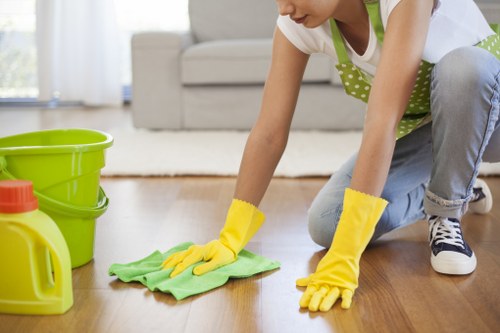 Final stage of a carpet cleaning complaint review